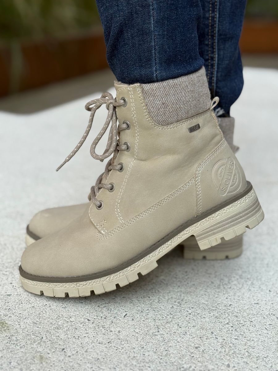 BOOTS M/KNYTING - TAUPE