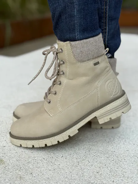 Hovedbilde BOOTS M/KNYTING - TAUPE