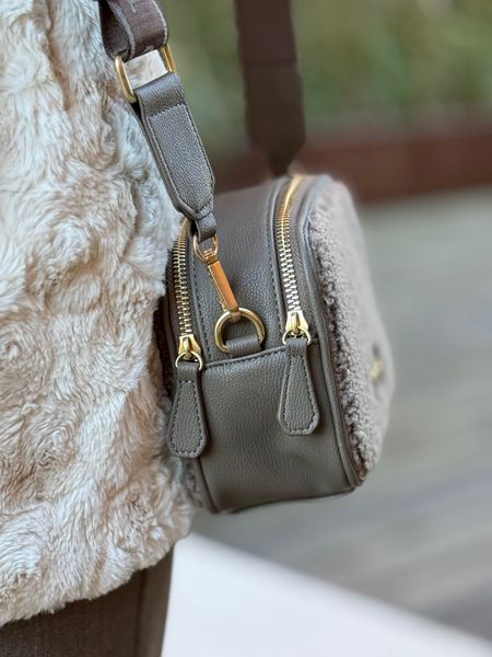 Hovedbilde VESKE M/REIM TEDDY - GRÅBRUN