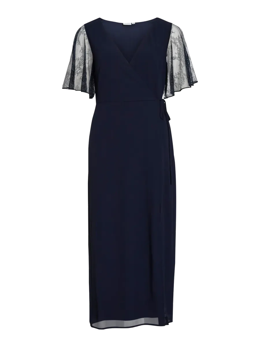 URA LANG KJOLE - NAVY