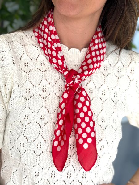 Hovedbilde SKJERF SILKELOOK POLKA - RØDT