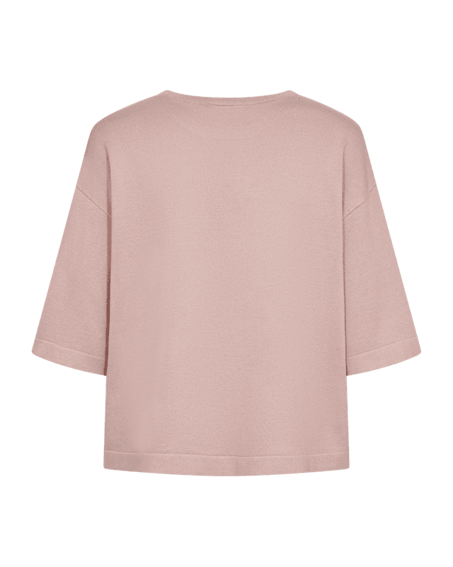 CONNY GENSER RUND HALS - PALE MAUVE