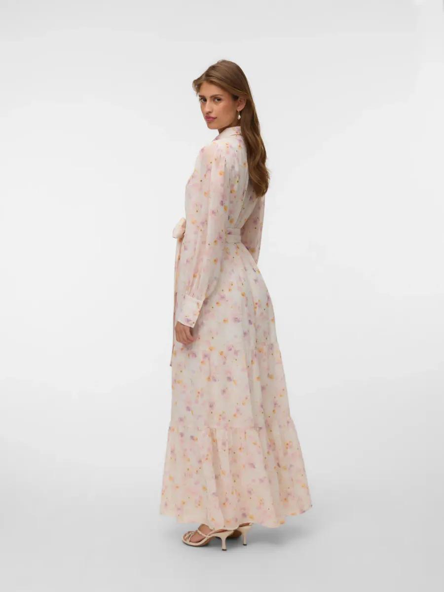 TALIHA KJOLE FLOWER - CREAM