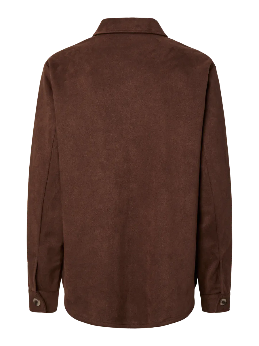 RAKEL SEMSKET LOOK JAKKE - BRUN