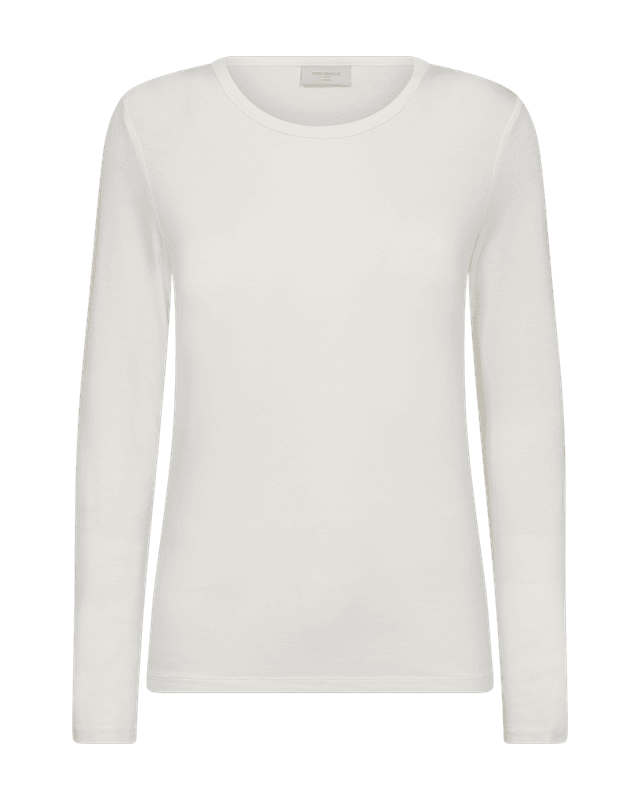LIANA TOPP M/LANG ERM - OFFWHITE