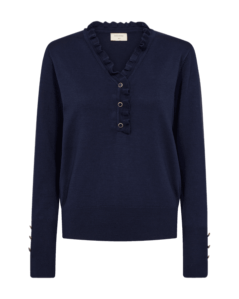Hovedbilde KATIE GENSER V-HALS - NAVY
