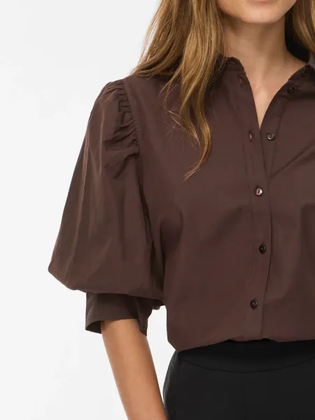 Hovedbilde REALU BLUSE 3/4 ERM - BRUN