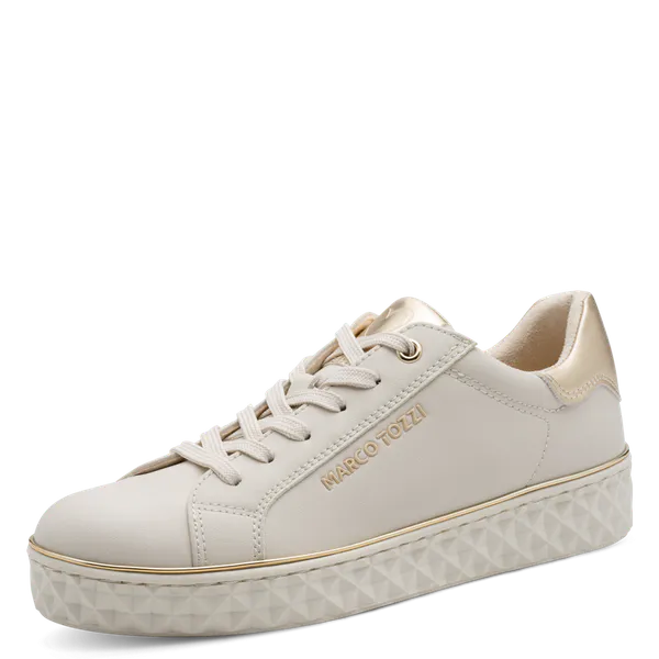 Hovedbilde SNEAKERS M/GULL DETALJER - OFFWHITE