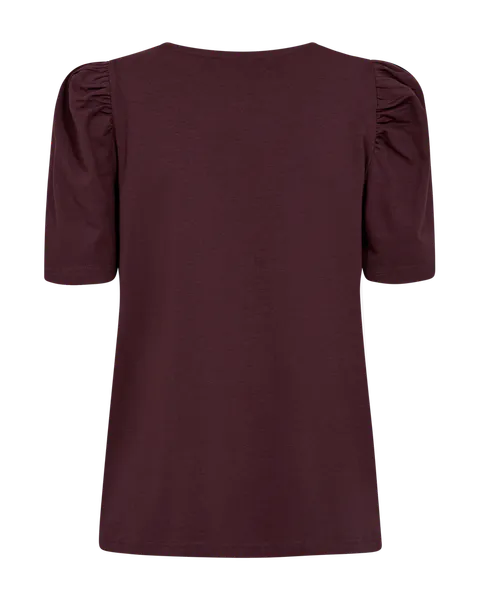Hovedbilde FENJA T-SHIRT M/PUFFERM - PLOMME