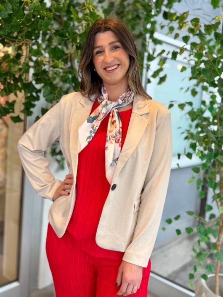 Hovedbilde NANNI RETT KORT BLAZER - MOONBEAM