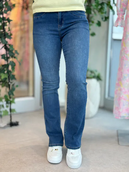 Hovedbilde PATTI BOOTCUT JEANS 84CM - DENIM USED