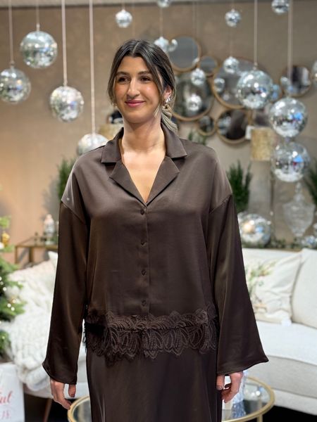 Hovedbilde LEA BLUSE - BRUN