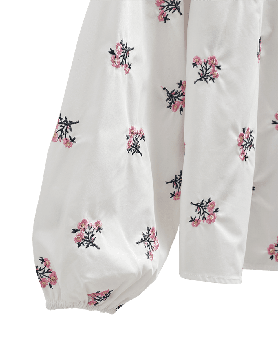 LEILA SKJORTE FLOWERS - ROSA