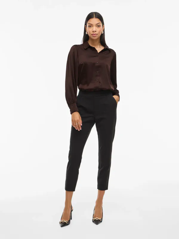 ENNA RAVENNA BLUSE - BRUN