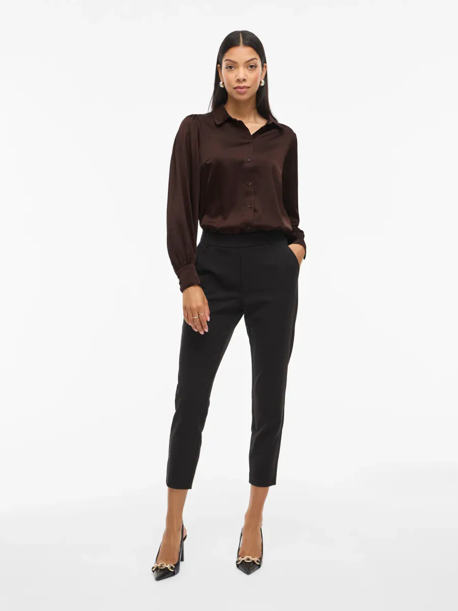 ENNA RAVENNA BLUSE - BRUN