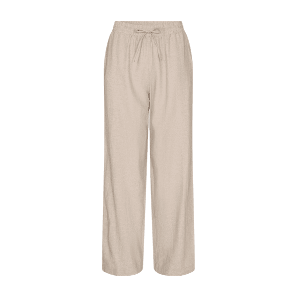 Hovedbilde LAVA LIN/VISCOSE BUKSE - SAND MELERT