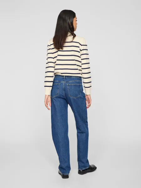Hovedbilde KELLY STRAIGHT JEANS - MEDIUM BLÅ DENIM