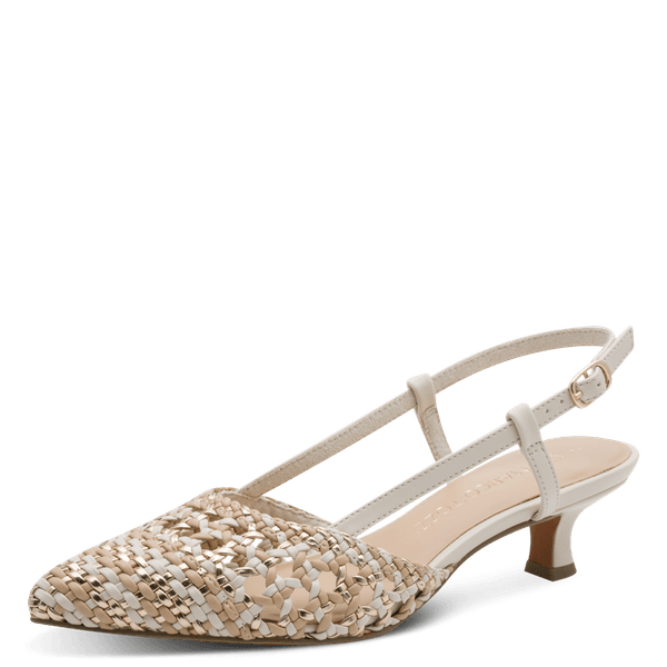 Hovedbilde PUMPS FLETTET M/SLINGBACK - CREAM