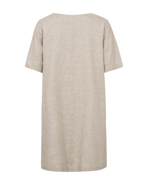 Hovedbilde LAVASI LIN/VISCOSE KJOLE - SAND METALLIC