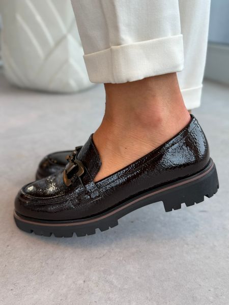 Hovedbilde LOAFER M/LENKE - MOCCA PATENT