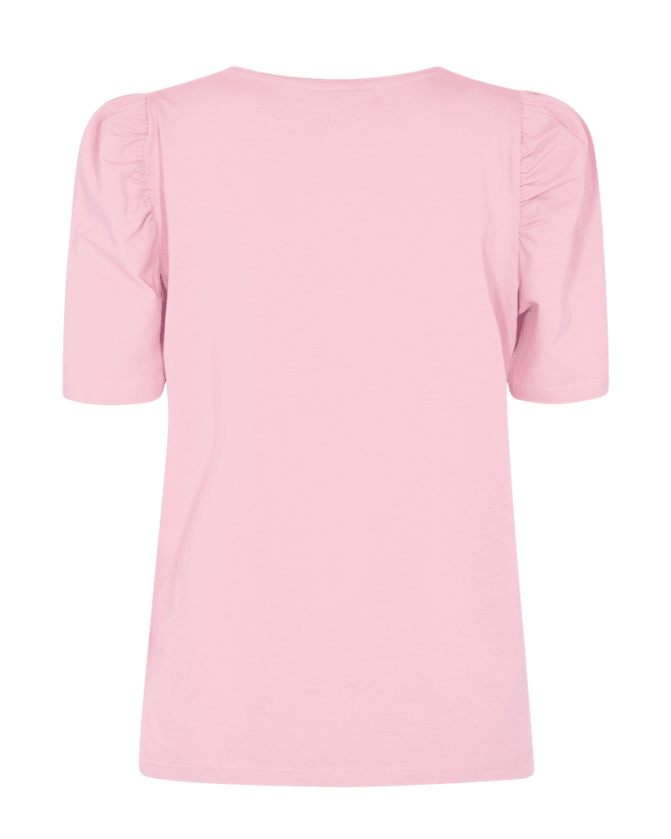 FENJA T-SHIRT M/PUFFERM - ROSA