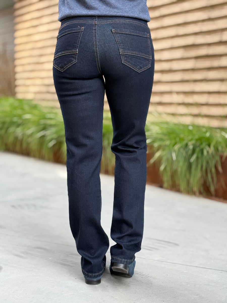 PATTI JEANS RETT MODELL 78 CM - DARK BLUE