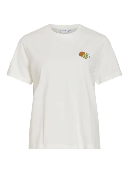 Hovedbilde SYBIL T-SHIRT - HVIT M/KIWI