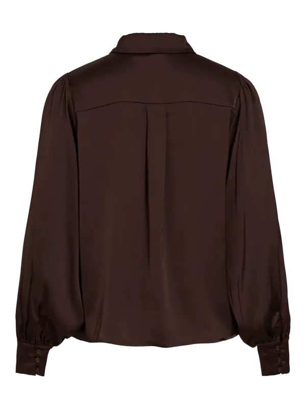 ENNA RAVENNA BLUSE - BRUN