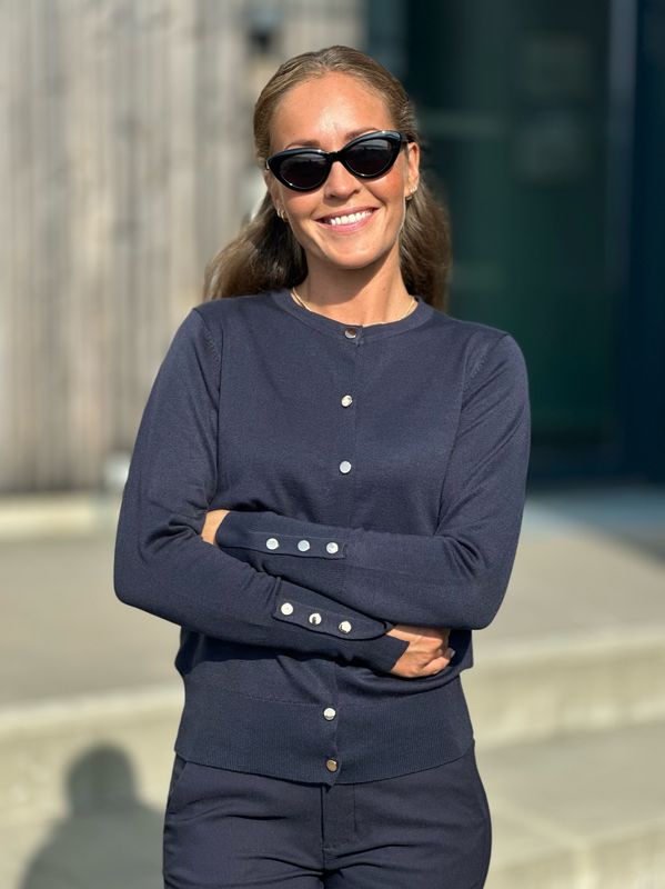 KATIE CARDIGAN M/GULLKNAPPER - SALUTE