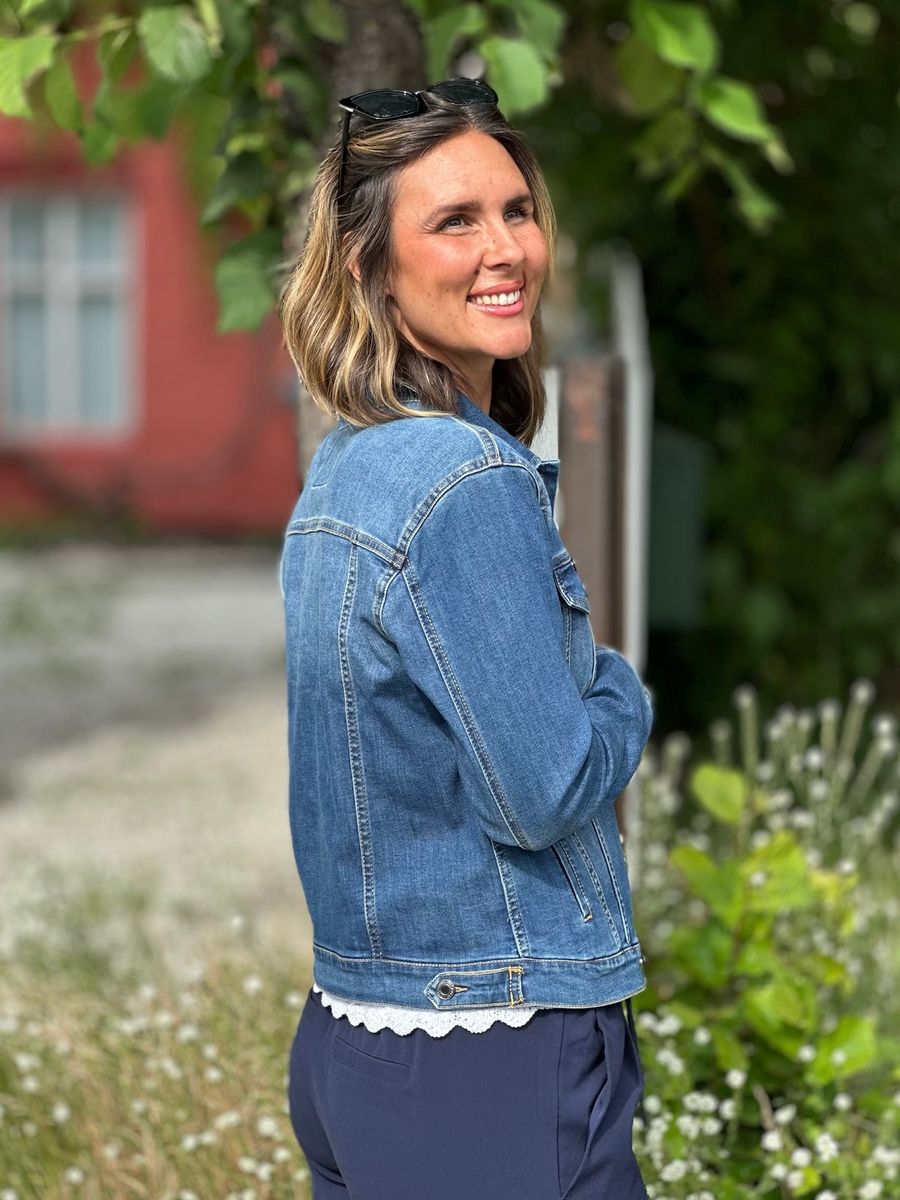 ROCK DENIM JAKKE - MEDIUM BLUE