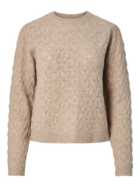 Hovedbilde LELOU GENSER M/LANG ERM - CAMEL