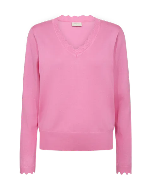 Hovedbilde KATIE GENSER V-HALS - ROSA