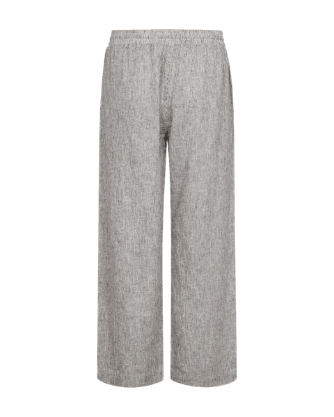 Hovedbilde LAVA LIN/VISCOSE BUKSE STRIPER - BRUN/OFFWHITE