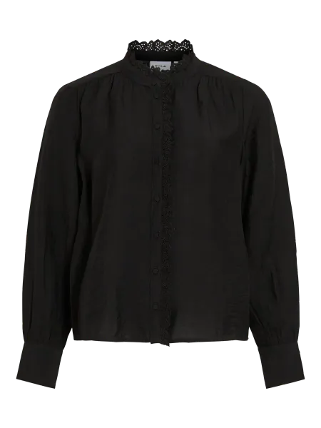 Hovedbilde MALIMA BLUSE M/EMBRO - SORT