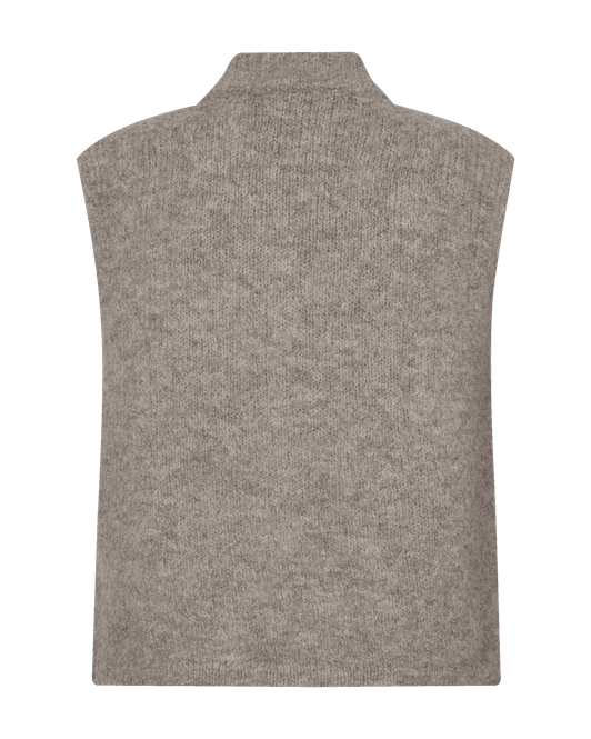 Hovedbilde LULU VEST - TAUPE MELERT