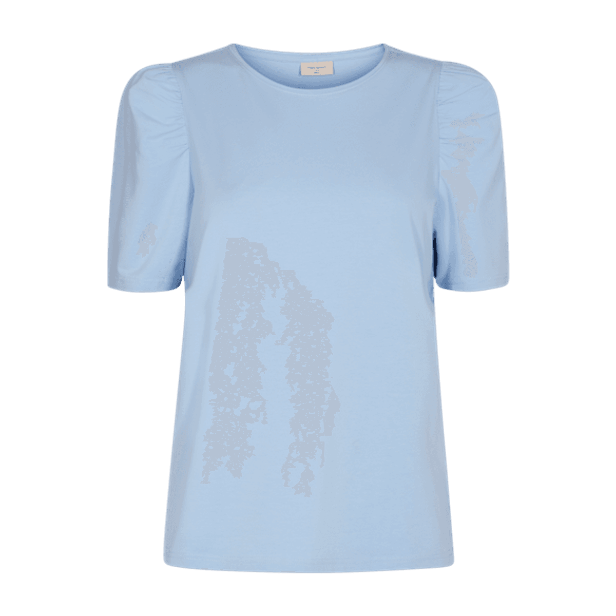 FENJA T-SHIRT M/PUFFERM - HIMMELBLÅ