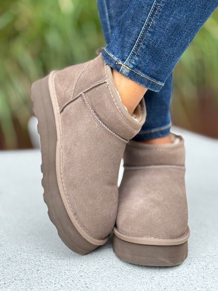 Hovedbilde PLATFORM BOOTS - TAUPE