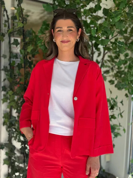 Hovedbilde PRISILLA BLAZER - BRINGEBÆRRØD