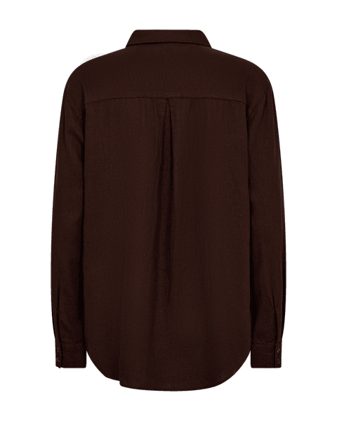 Hovedbilde LAVA LIN/VISCOSE SKJORTE - BRUN