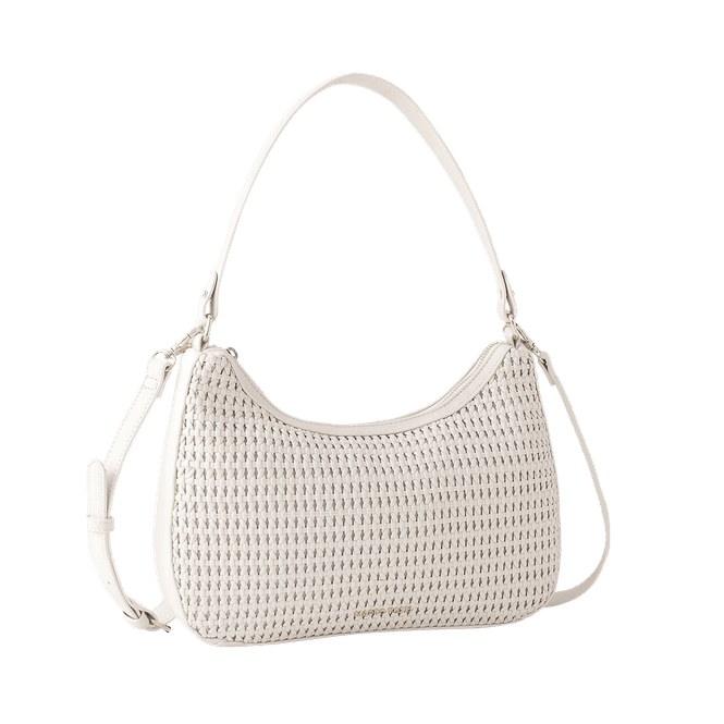 Hovedbilde VESKE BUET M/STRUKTUR - CREAM