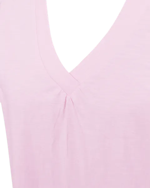Hovedbilde SABINA T-SHIRT V-HALS - ROSA