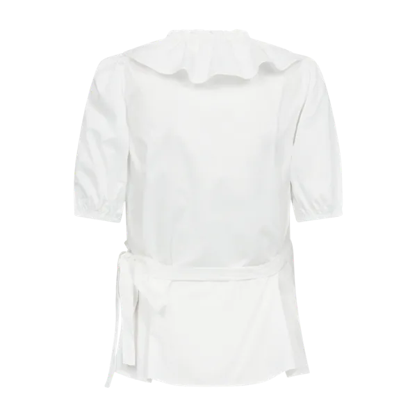 Hovedbilde MALAY BLUSE M/VOLANGER - HVIT