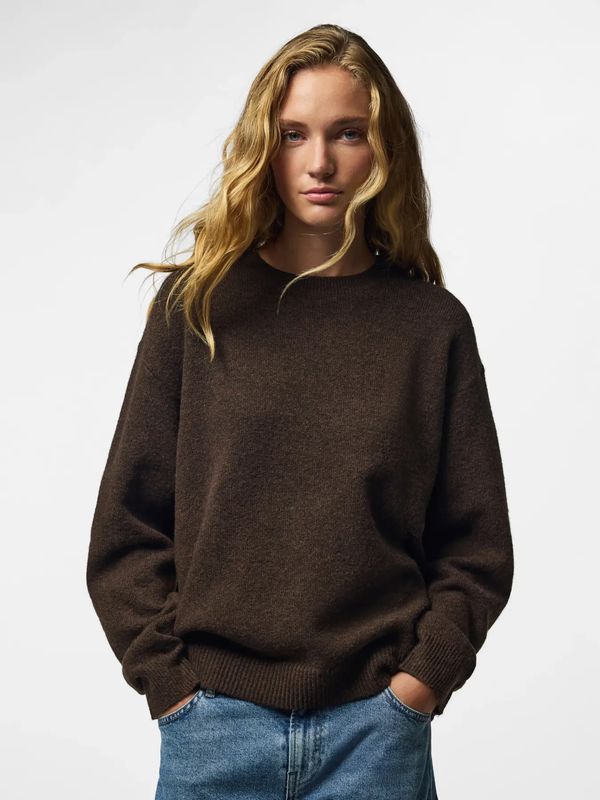 SALLY KNIT GENSER - BRUN