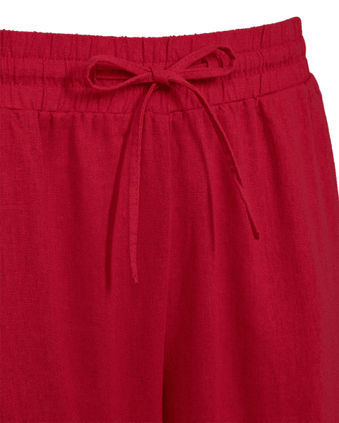 Hovedbilde LAVA LIN/VISCOSE BUKSE - RØD