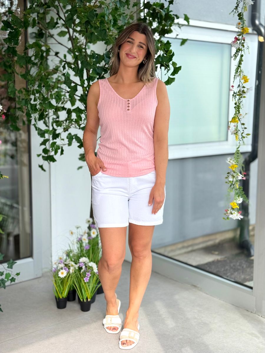 BASAC TOPP M/KNAPPER  - ROSE
