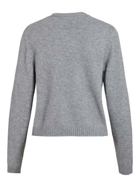 Hovedbilde VIRIL SHORT CARDIGAN - GRÅ MELERT