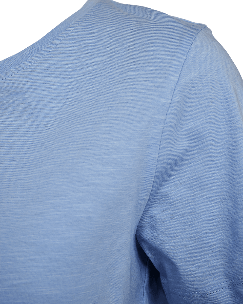 VIVA T-SHIRT RUND HALS - LYSBLÅ