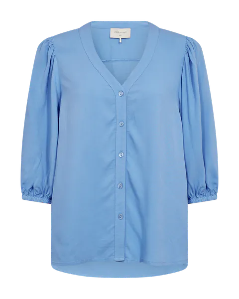Hovedbilde ALINE BLUSE - HIMMELBLÅ