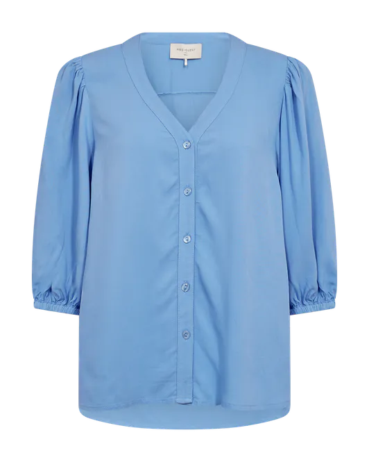 Hovedbilde ALINE BLUSE - HIMMELBLÅ