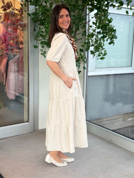 Hovedbilde PRISILLA KJOLE LANG - NATURAL